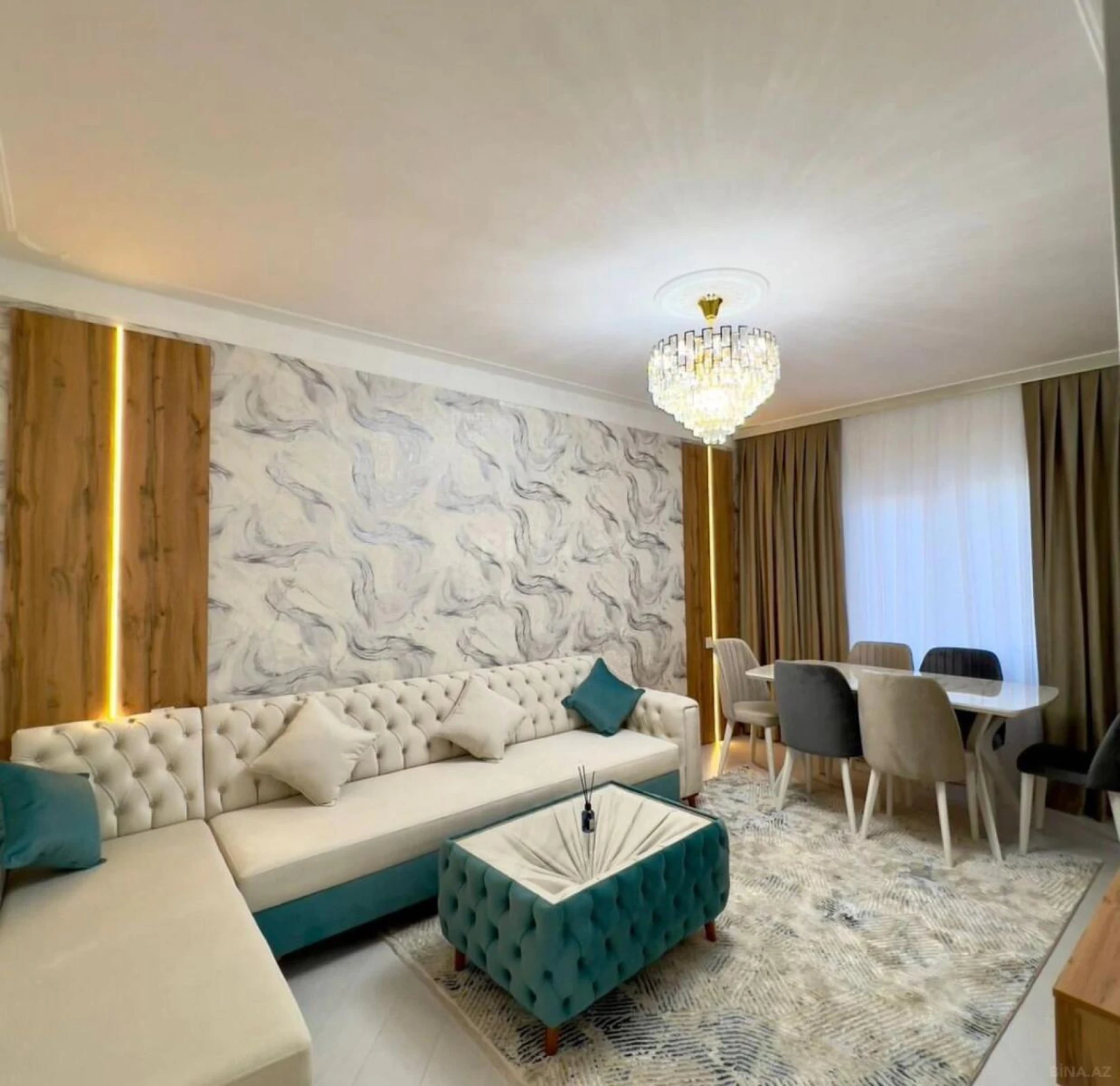 Satılır 2 otaqlı mənzil 60 m²