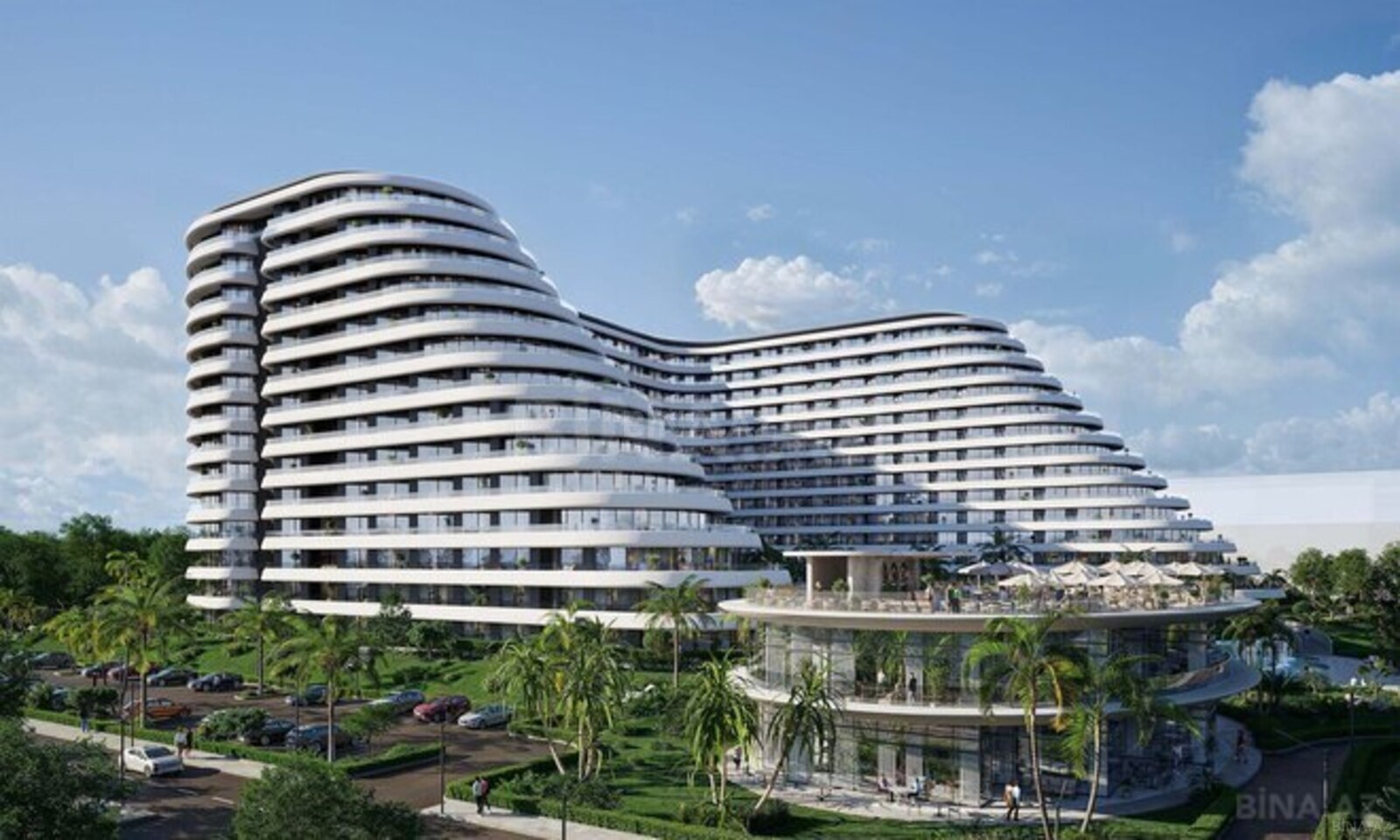 Satılır 1 otaqlı mənzil 44.5 m² — Bakı, Sea Breeze 1 otaq 44.50 m²