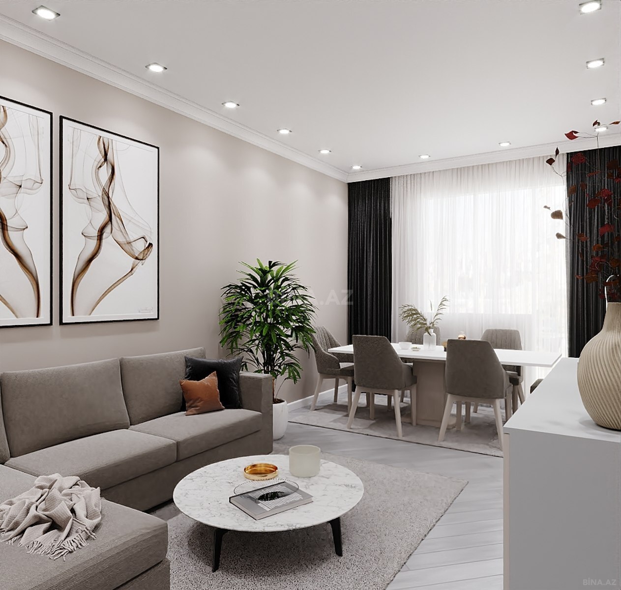 Satılır 2 otaqlı mənzil 68 m² — Bakı, Memar Əcəmi yanı 2 otaq 68.00 m²