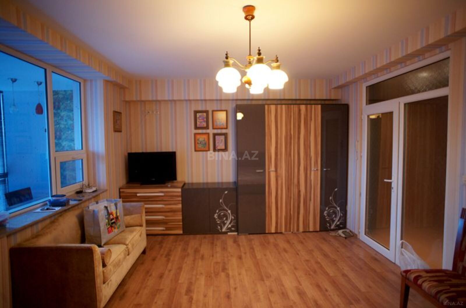 Kirayə verilir 1 otaqlı mənzil 60 m² — Bakı, Nizami 1 otaq 60.00 m²