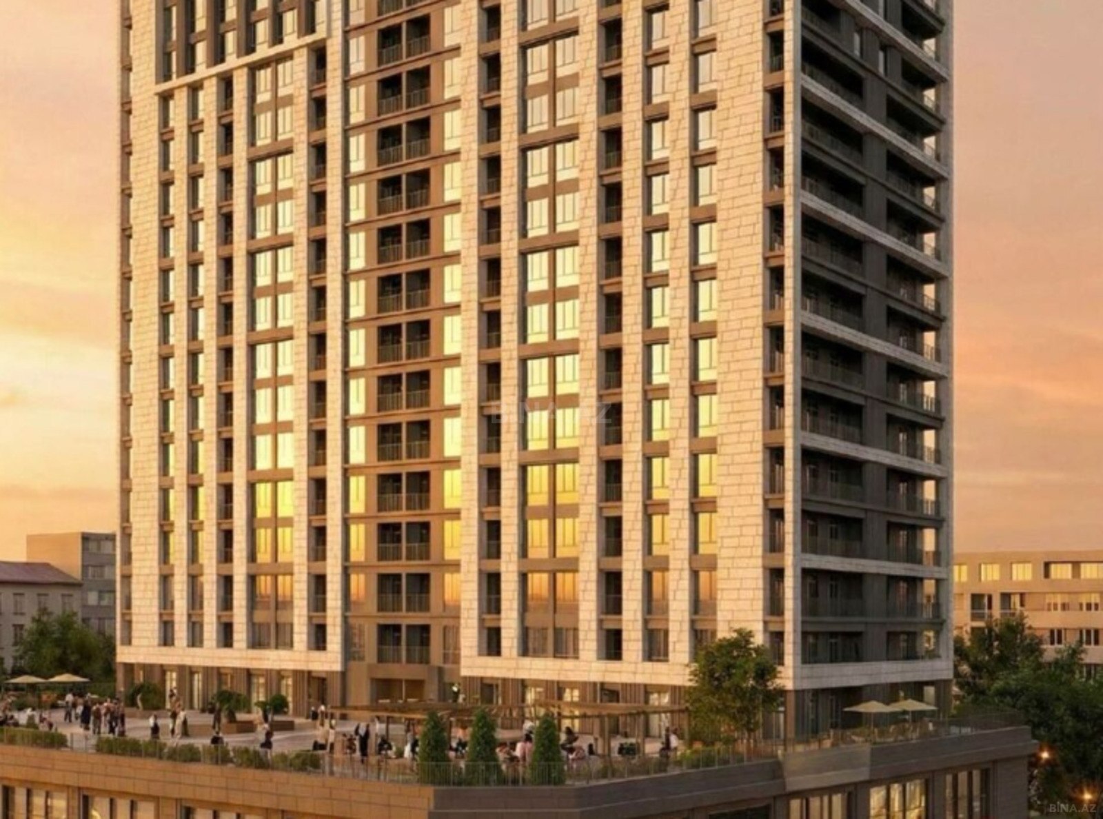 Satılır 2 otaqlı mənzil 81.1 m² — Bakı 2 otaq 81.10 m²