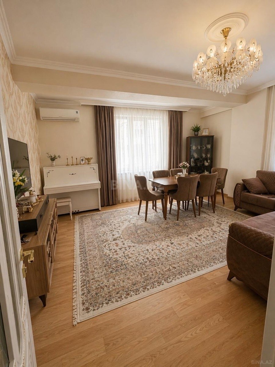 Satılır 3 otaqlı mənzil 122.9 m² — Bakı 3 otaq 122.90 m²