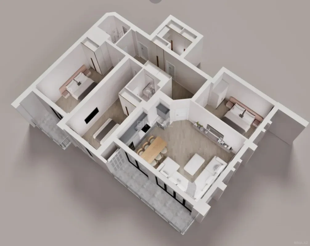 Satılır 3 otaqlı mənzil 136.6 m²