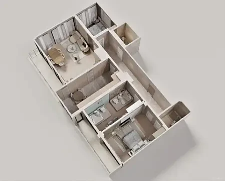 Satılır 4 otaqlı mənzil 173.9 m² — Gəncə 4 otaq 173.90 m²