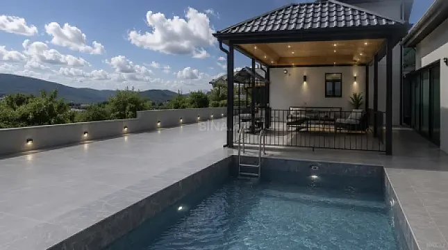 Kirayə verilir 4 otaqlı həyət evi 180 m² — Şamaxı 4 otaq 180.00 m²