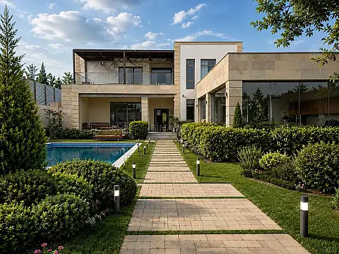 Kirayə verilir 6 otaqlı həyət evi 500 m² — Bakı, Mərdəkan 6 otaq 500.00 m²