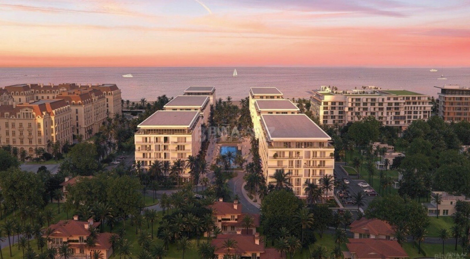 Satılır 1 otaqlı mənzil 46.5 m²
