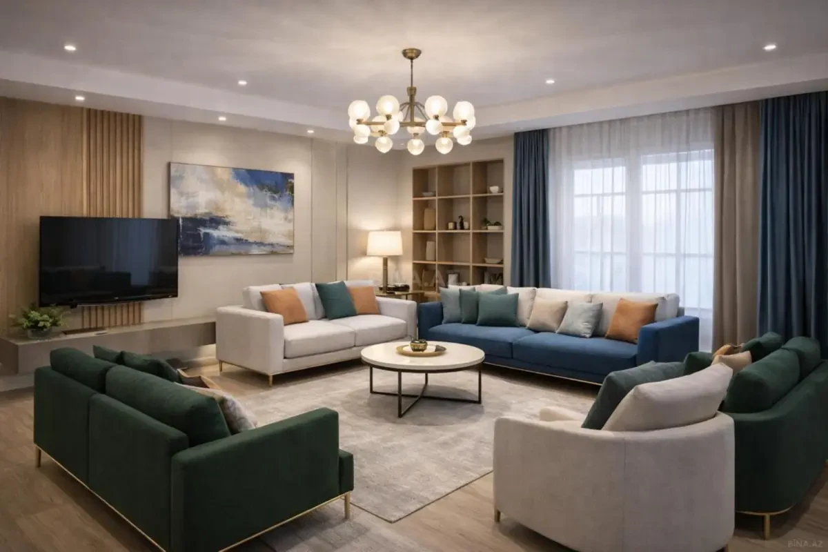Kirayə verilir 3 otaqlı mənzil 148 m²