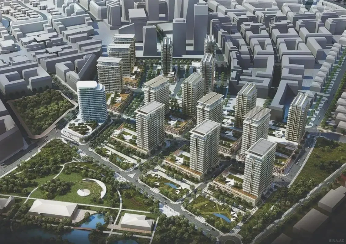 Satılır 4 otaqlı mənzil 200 m²