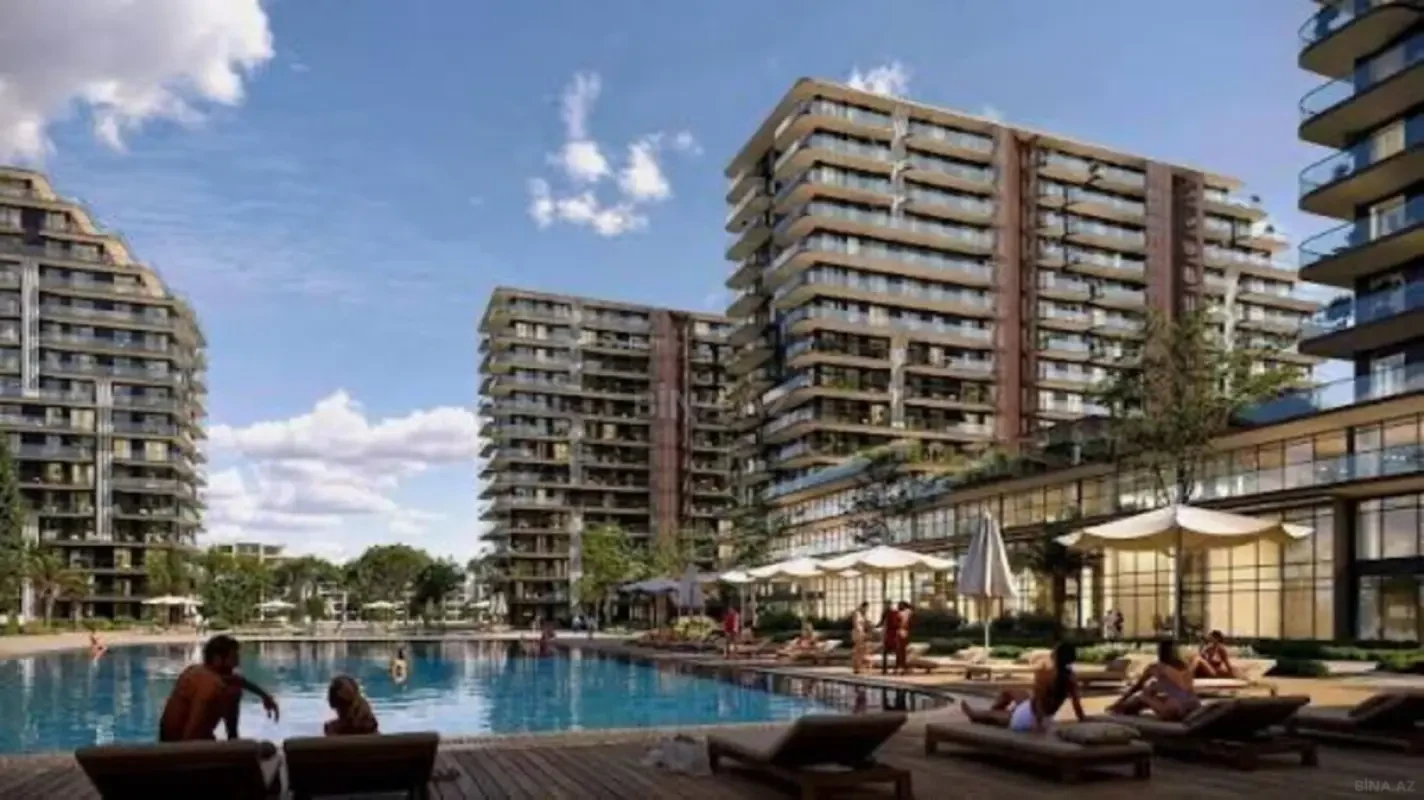 Satılır 1 otaqlı mənzil 56 m²
