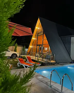 Kirayə verilir 2 otaqlı həyət evi 120 m² — Qəbələ 2 otaq 120.00 m²