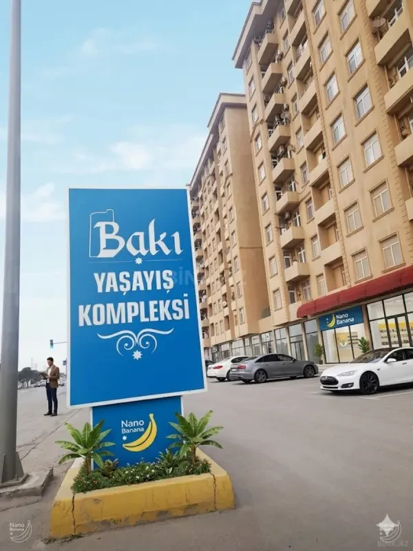 Satılır 2 otaqlı mənzil 56 m²