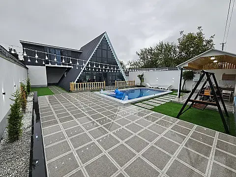 Kirayə verilir 4 otaqlı həyət evi 190 m² — Qəbələ 4 otaq 190.00 m²