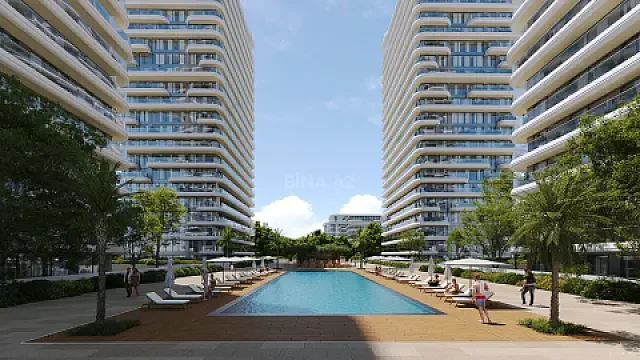 Satılır 1 otaqlı mənzil 60.6 m² — Bakı, Sea Breeze 1 otaq 60.60 m²