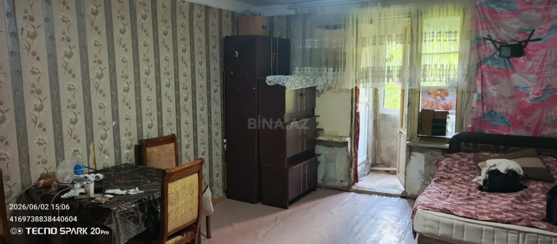 Kirayə verilir 1 otaqlı mənzil 23 m²