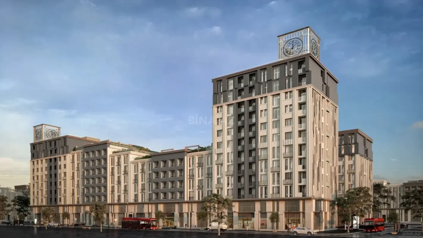 Satılır 2 otaqlı mənzil 76.6 m²