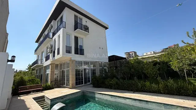 Kirayə verilir 7 otaqlı həyət evi 550 m² — Bakı, Şıxov 7 otaq 550.00 m²