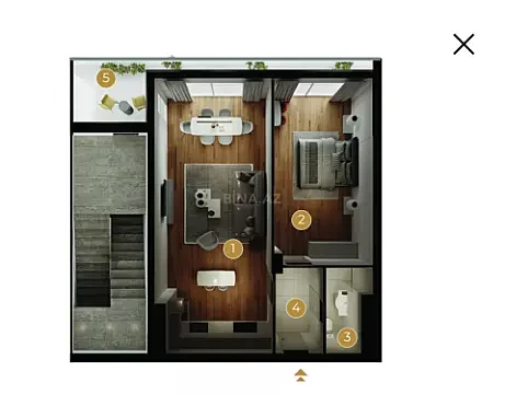 Satılır 2 otaqlı mənzil 91.7 m² — Bakı, Biləcəri 2 otaq 91.70 m²