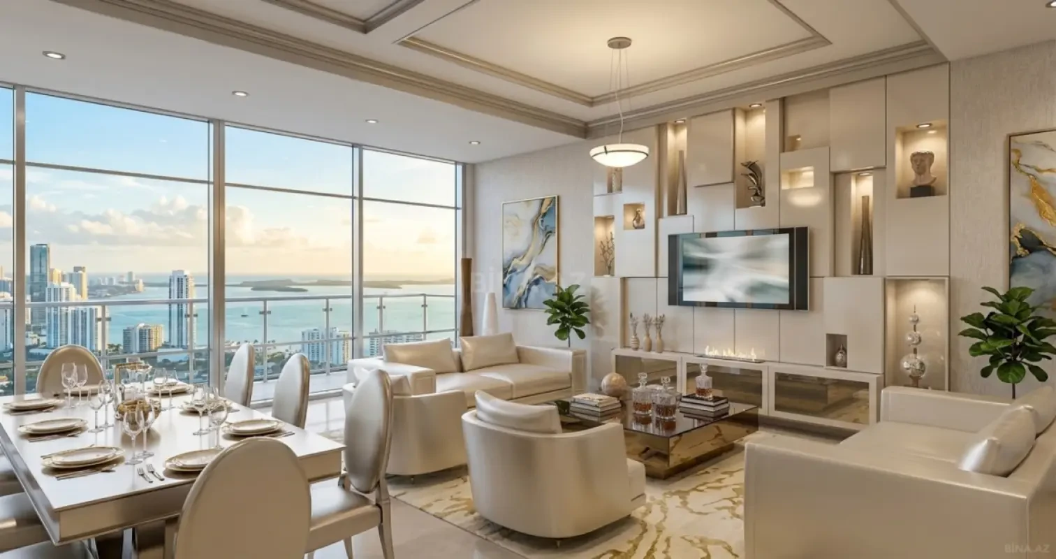 Satılır 4 otaqlı mənzil 217 m²