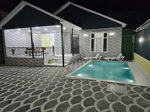 Kirayə verilir 3 otaqlı həyət evi 120 m² — Qəbələ 3 otaq 120.00 m²
