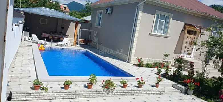 Kirayə verilir 3 otaqlı həyət evi 120 m² — Qəbələ 3 otaq 120.00 m²