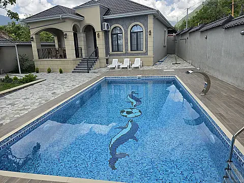 Kirayə verilir 3 otaqlı həyət evi 100 m² — Qəbələ 3 otaq 100.00 m²