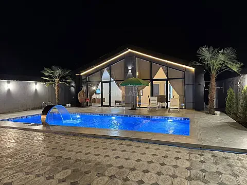 Kirayə verilir 3 otaqlı həyət evi 150 m² — Qəbələ 3 otaq 150.00 m²