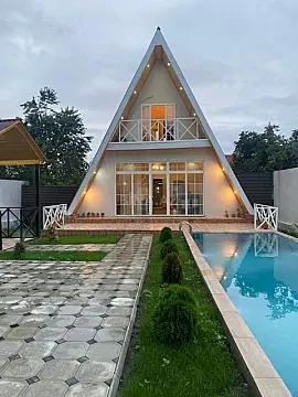 Kirayə verilir 4 otaqlı həyət evi 120 m² — Qəbələ 4 otaq 120.00 m²