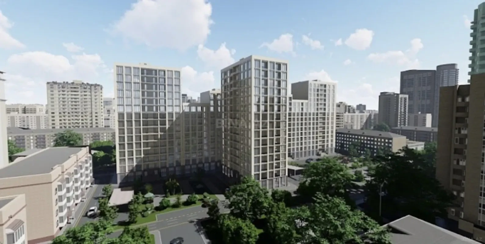 Kirayə verilir 2 otaqlı mənzil 55 m²