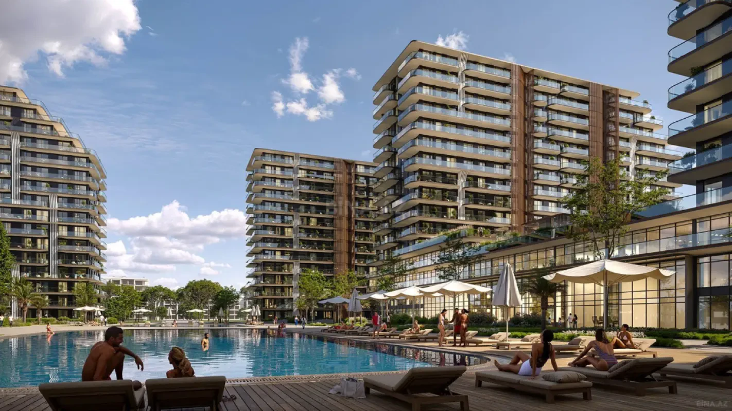Satılır 1 otaqlı mənzil 35.4 m²