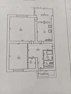 Satılır 3 otaqlı mənzil 101 m² — Bakı 3 otaq 101.00 m²