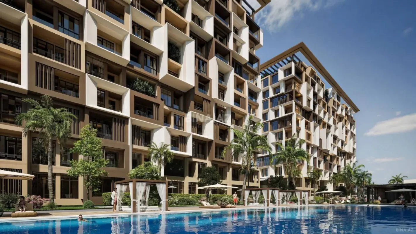 Satılır 1 otaqlı mənzil 45 m²