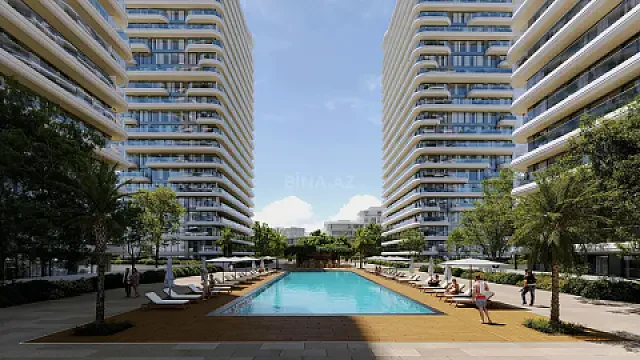 Satılır 1 otaqlı mənzil 56.3 m² — Bakı, Sea Breeze 1 otaq 56.30 m²
