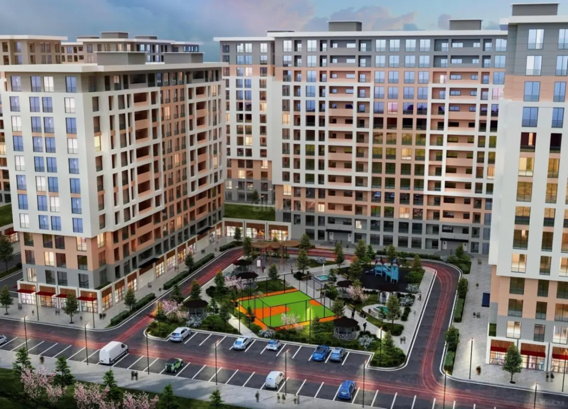 Satılır 2 otaqlı mənzil 72.8 m²