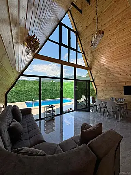 Kirayə verilir 2 otaqlı həyət evi 80 m² — Qəbələ 2 otaq 80.00 m²