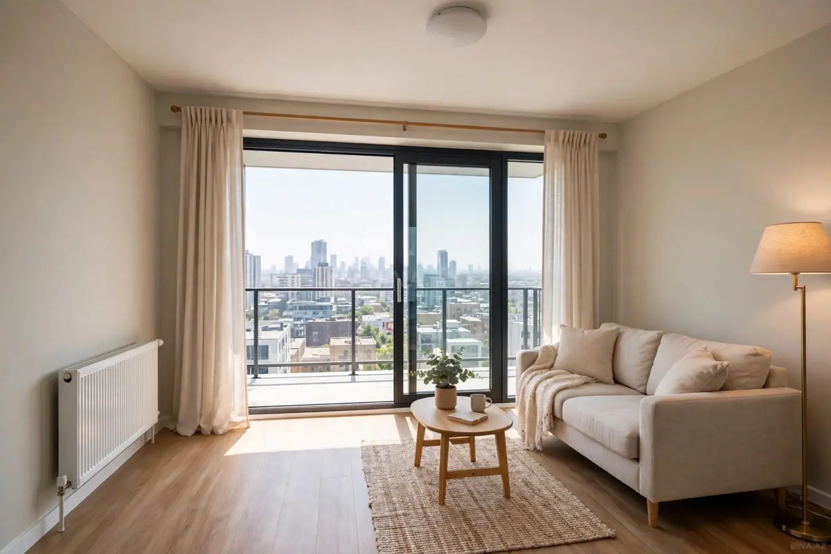 Kirayə verilir 2 otaqlı mənzil 80 m²