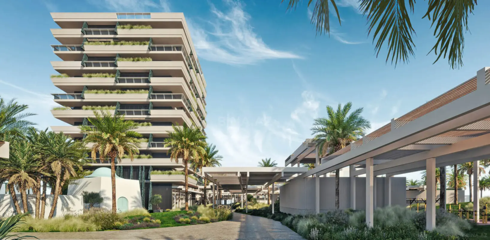 Satılır 1 otaqlı mənzil 72 m²