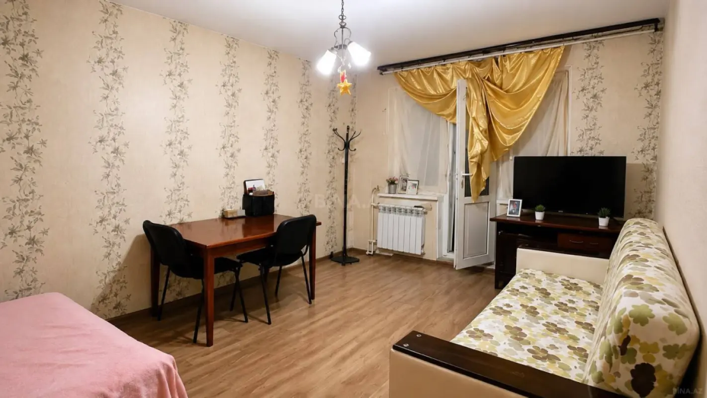 Satılır 1 otaqlı mənzil 44 m²