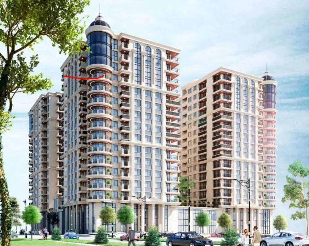Satılır 4 otaqlı mənzil 186.5 m²