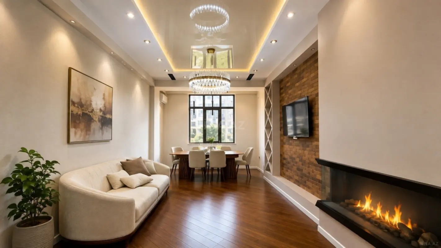 Satılır 3 otaqlı mənzil 134 m²