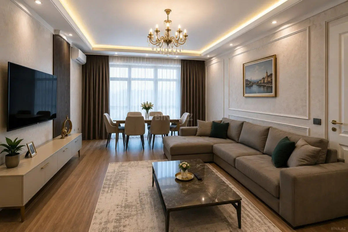 Satılır 3 otaqlı mənzil 105 m²