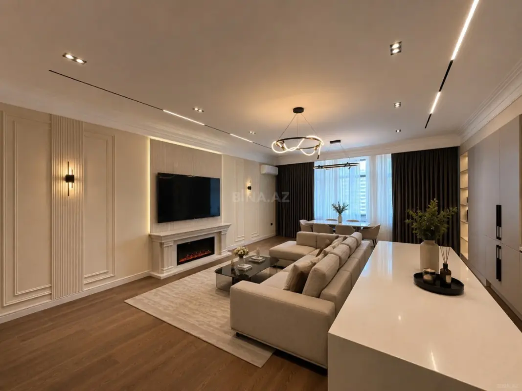 Kirayə verilir 4 otaqlı mənzil 200 m²