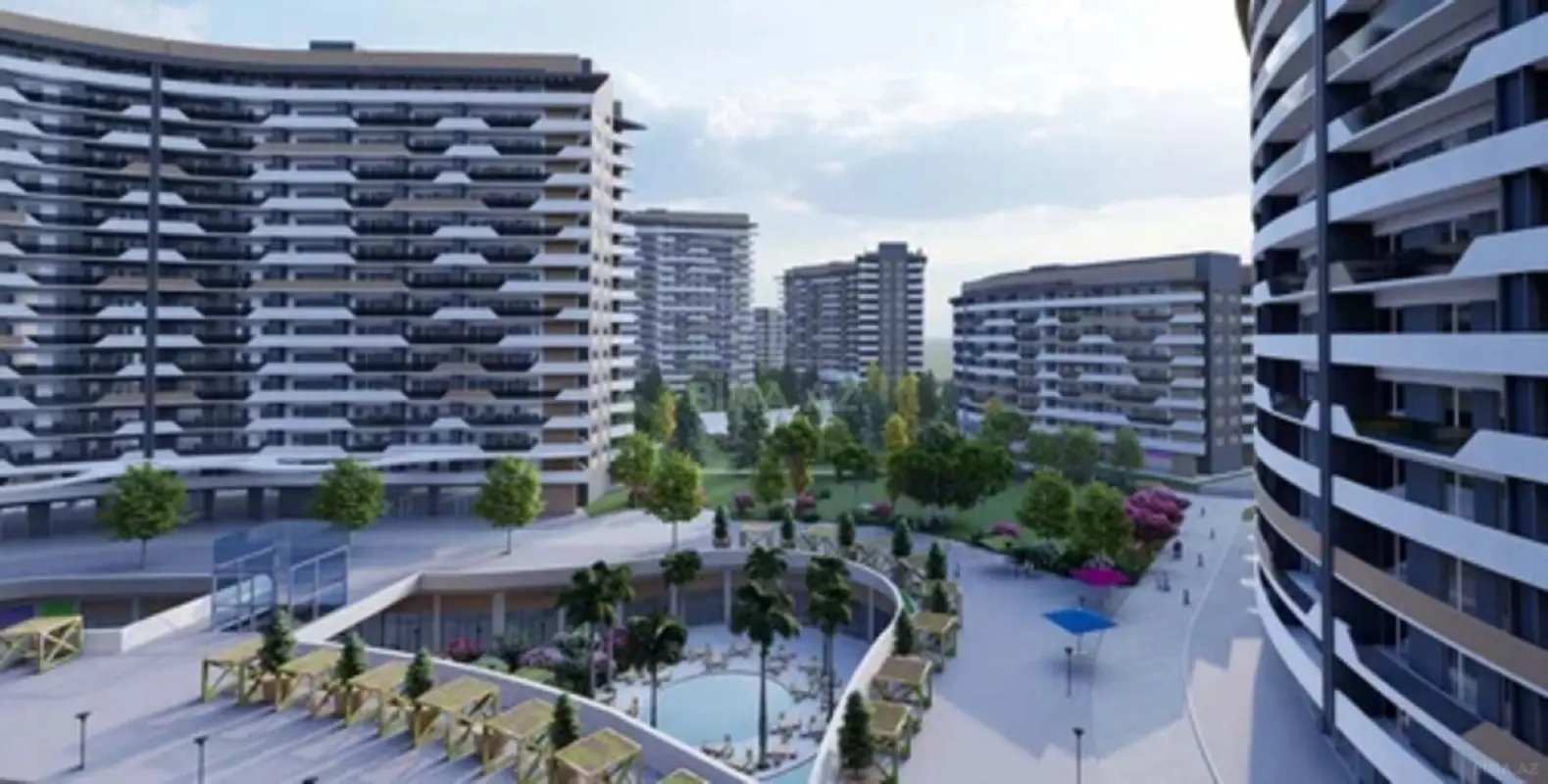Satılır 3 otaqlı mənzil 123.6 m²