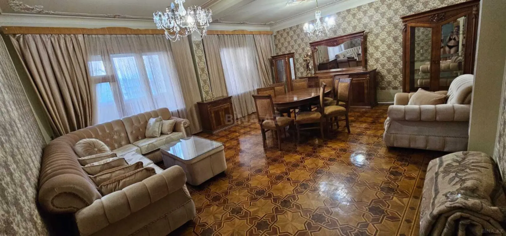 Kirayə verilir 4 otaqlı mənzil 100 m²
