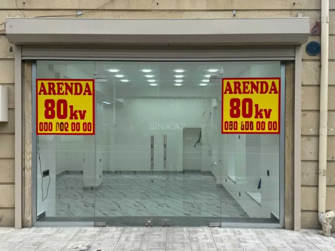 Kirayə verilir obyekt 80 m²
