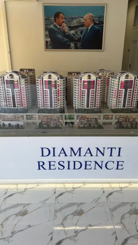 Satılır 2 otaqlı mənzil 57 m²