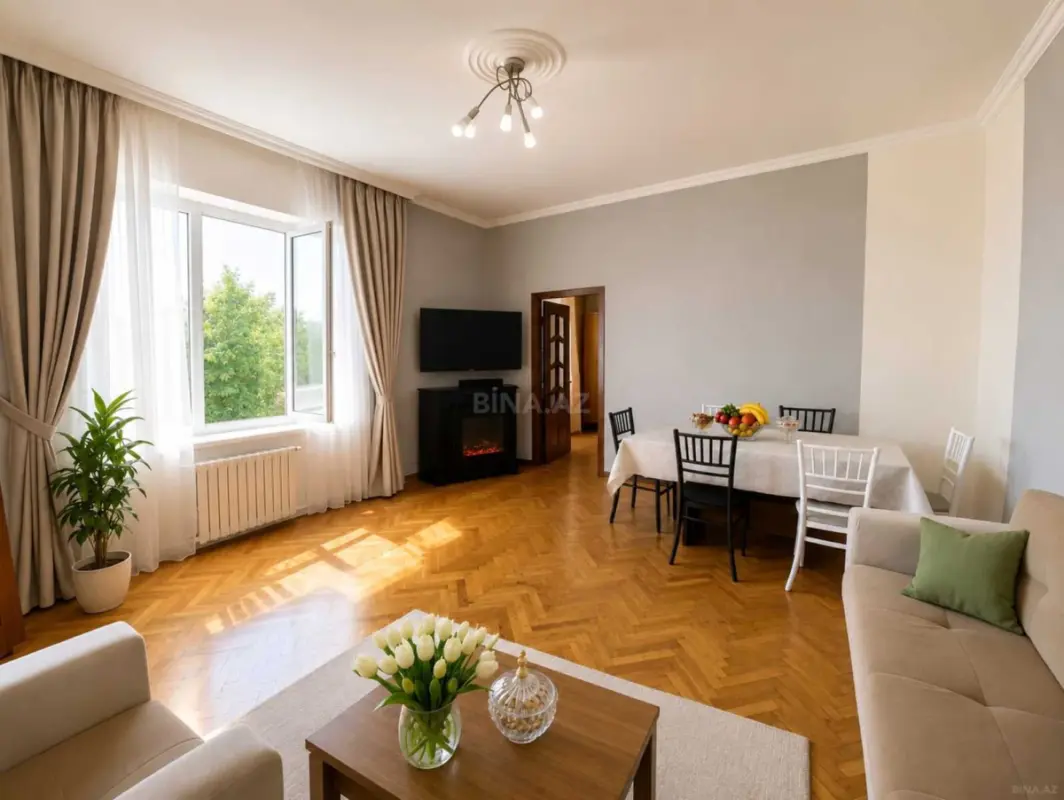 Kirayə verilir 3 otaqlı mənzil 100 m²