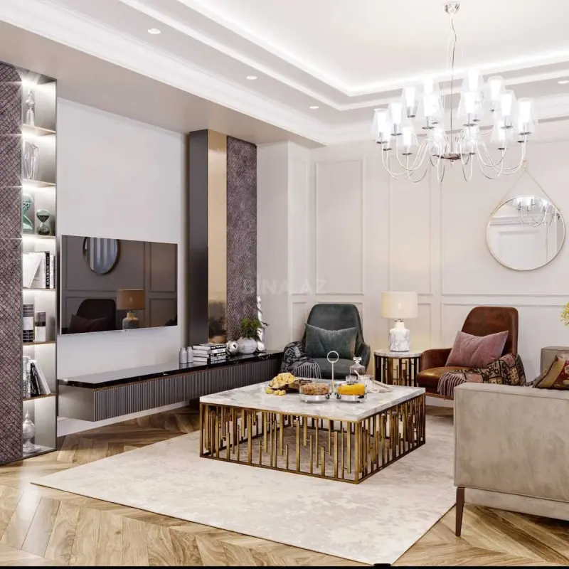 Satılır 3 otaqlı mənzil 121 m²
