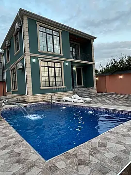 Satılır 3 otaqlı həyət evi 160 m² — Qəbələ 3 otaq 160.00 m²