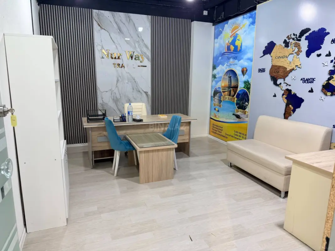 Kirayə verilir 1 otaqlı ofis 19 m²